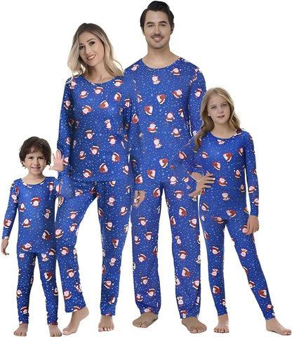 Christmas parent-child home wear autumn and winter pajamas