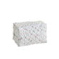 Custom Embroidered Floral Quilted Cosmetic Bag