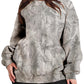 Oversized Camo Crewneck Sweatshirt