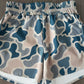 High-Waisted Camo Athletic Running Shorts