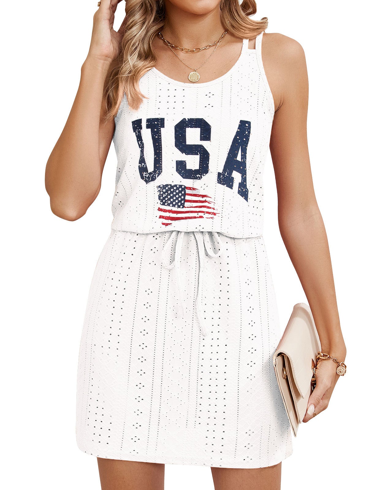 Swimsuit with Thin Shoulder Straps Bohemian Summer Dress