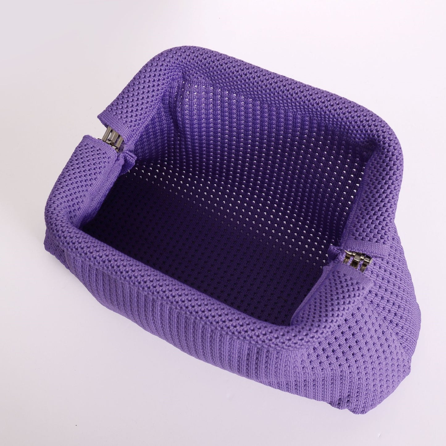 Wave Knit Clutch Bag