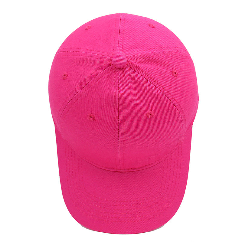 Candy Colored Cotton Baseball Cap