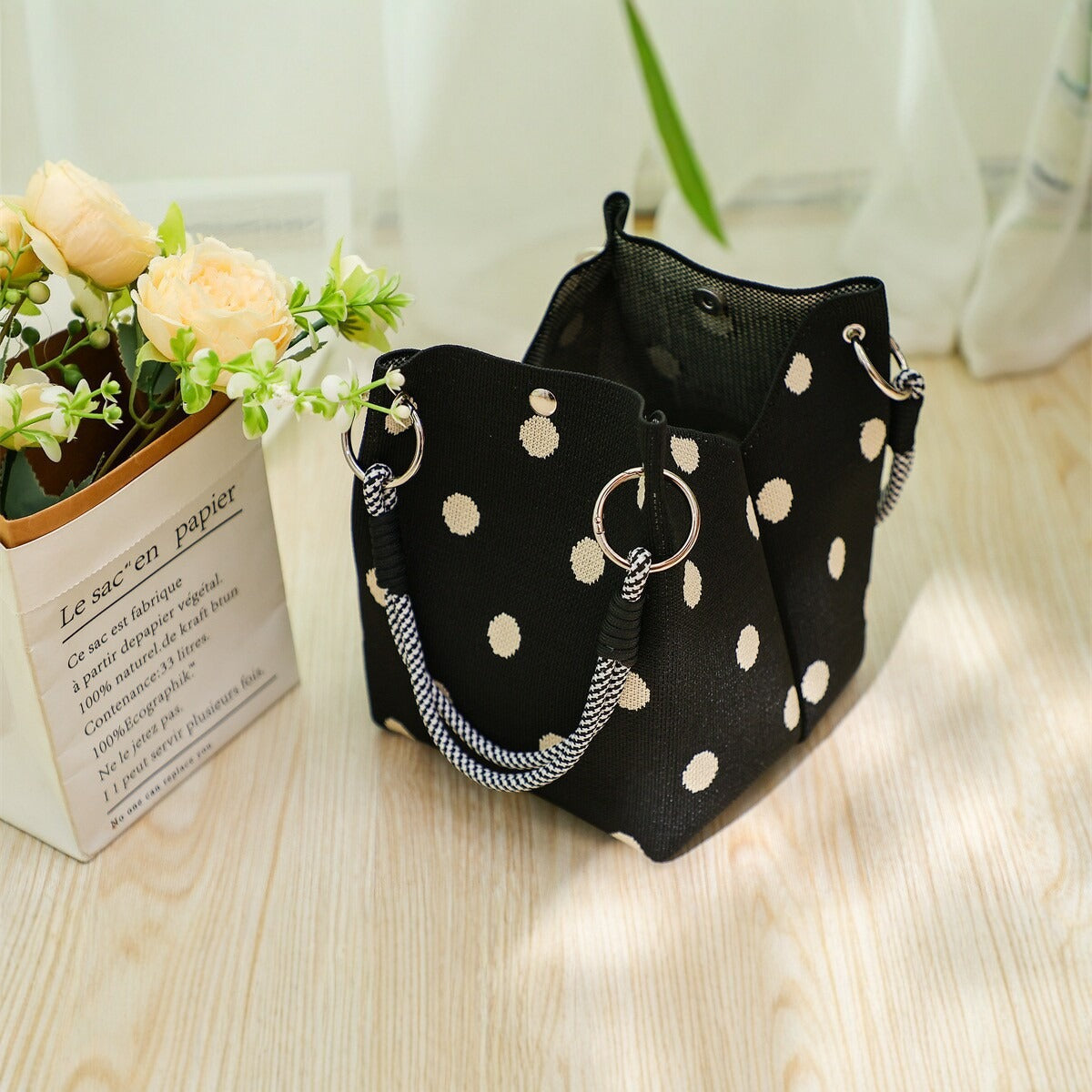 Rope Handles Durable All Seasons Tote Bag