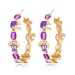 Game Day Hoop Earrings