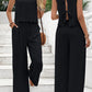Bamboo Silk Vest And Long Pants Set