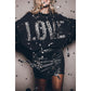 Valentine’s Day LOVE Sequin Sweatshirt