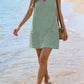 Waffle Knit V-Neck Shift Dress