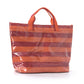 Sunset Stripe Clear PVC Tote Bag