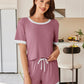 Cozy Ribbed Contrast Lounge Set
