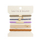 Boho 2-in-1 Hair Tie & Bracelet Set (5-Piece Pack)