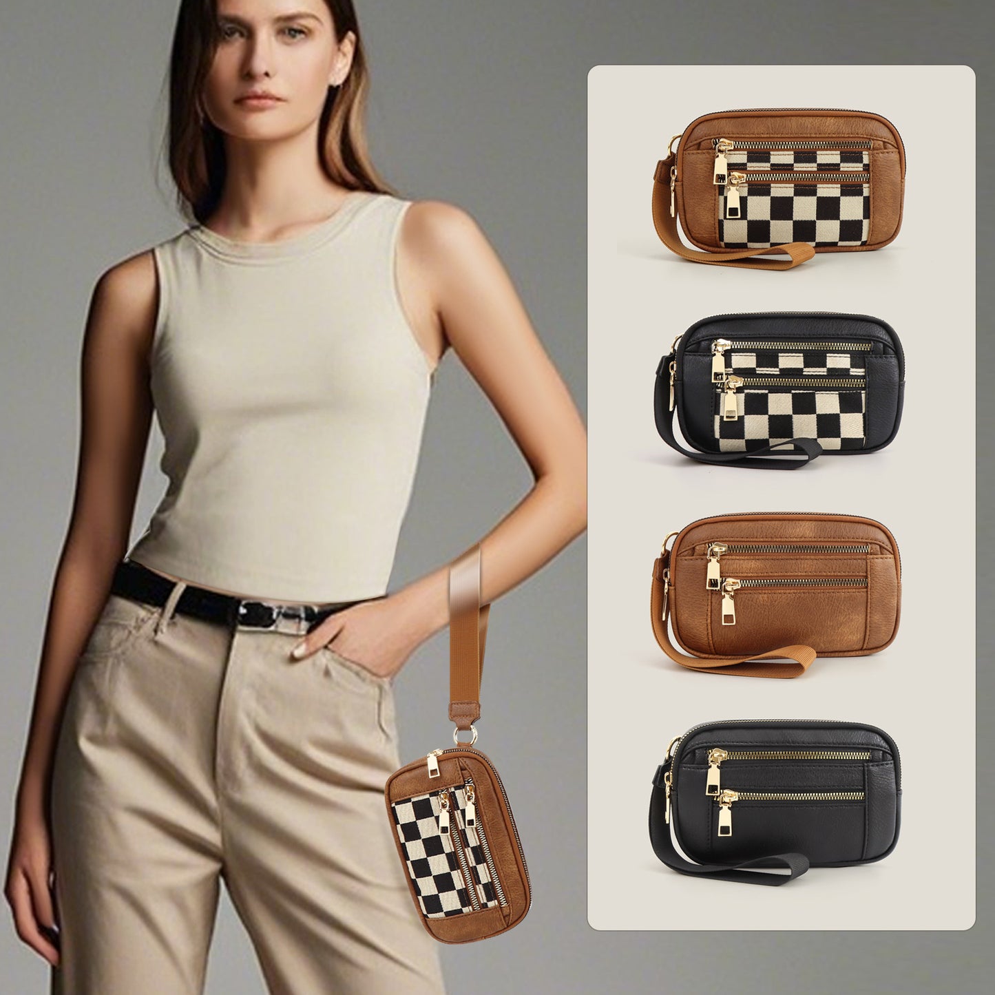 Wristlet With Wristband