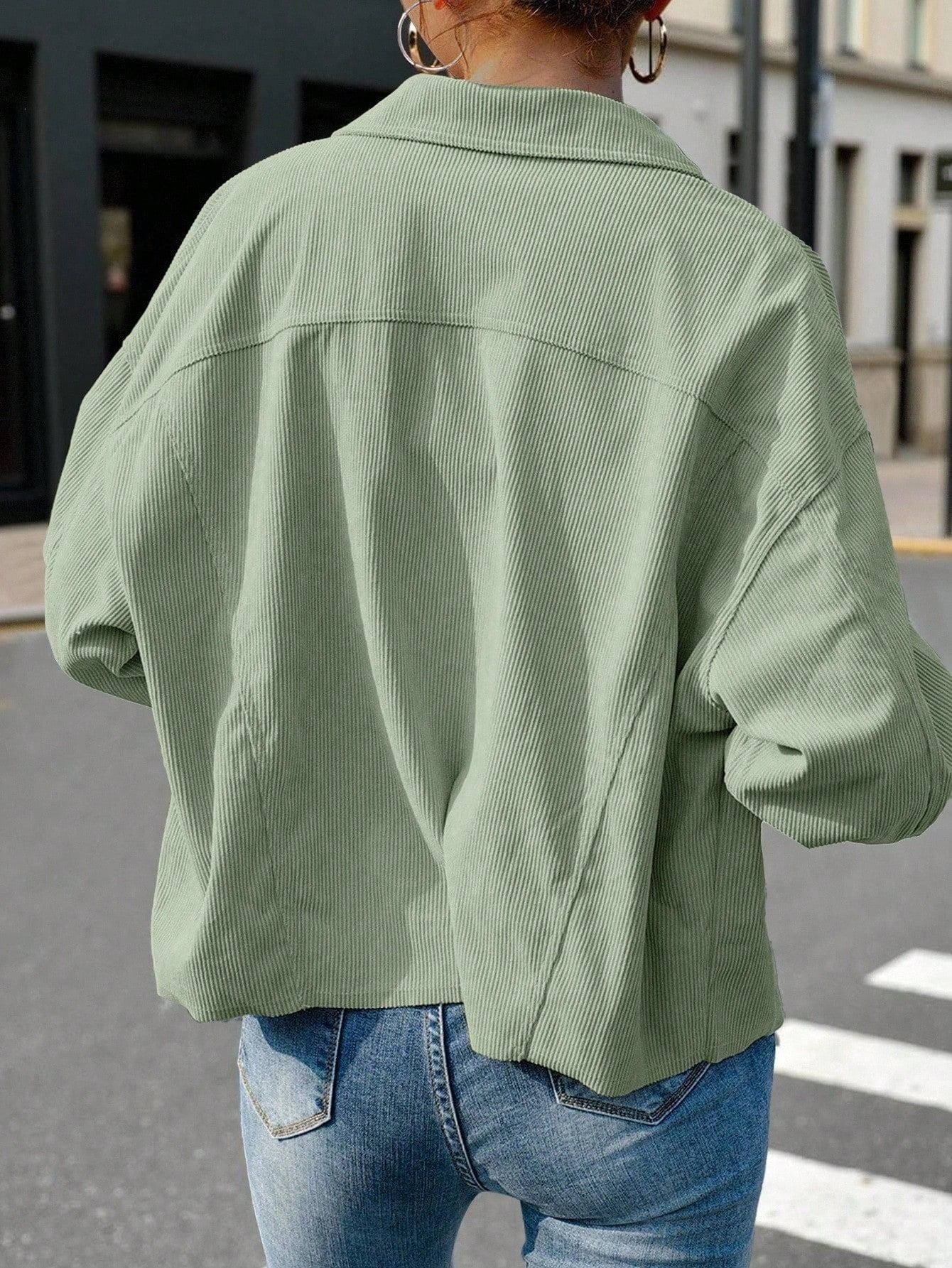 The Hollis Corduroy Shacket