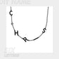 Customized December Birthstone Clavicle Necklace