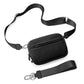 Nylon Double Compartment Crossbody and Wristlet
