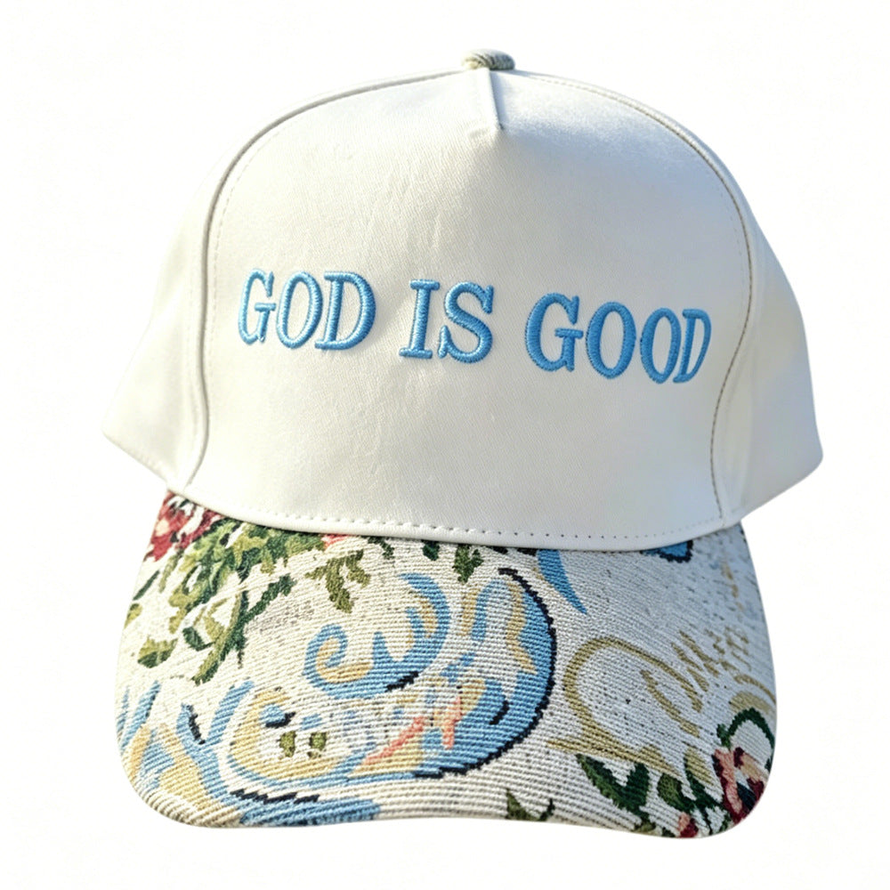Retro Casual Hat with Distinctive Embroidery & Vintage Jacquard