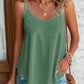 Round Neck Jacquard Tank Top-10 Colors