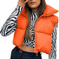 Zipper Vest Puffer Coat