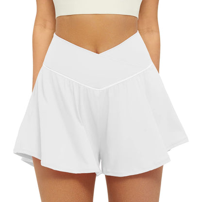 Pocket Faux Two-Piece Shorts