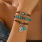Turquoise Beaded Bracelet(MOQ:2)