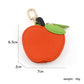 Cute Embroidered Leather Fruit-Shaped Chili Pepper Coin Purse
