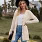 Brushed Pit Stripe Cardigan Jacket