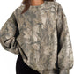 Oversized Camo Crewneck Sweatshirt