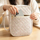 Floral Quilted Large Capacity Bible Book Storage Bag