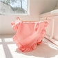 Custom Personalized Ruffle Baby Blanket