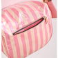 Striped Crossbody Belt Bag with Coin Pouch