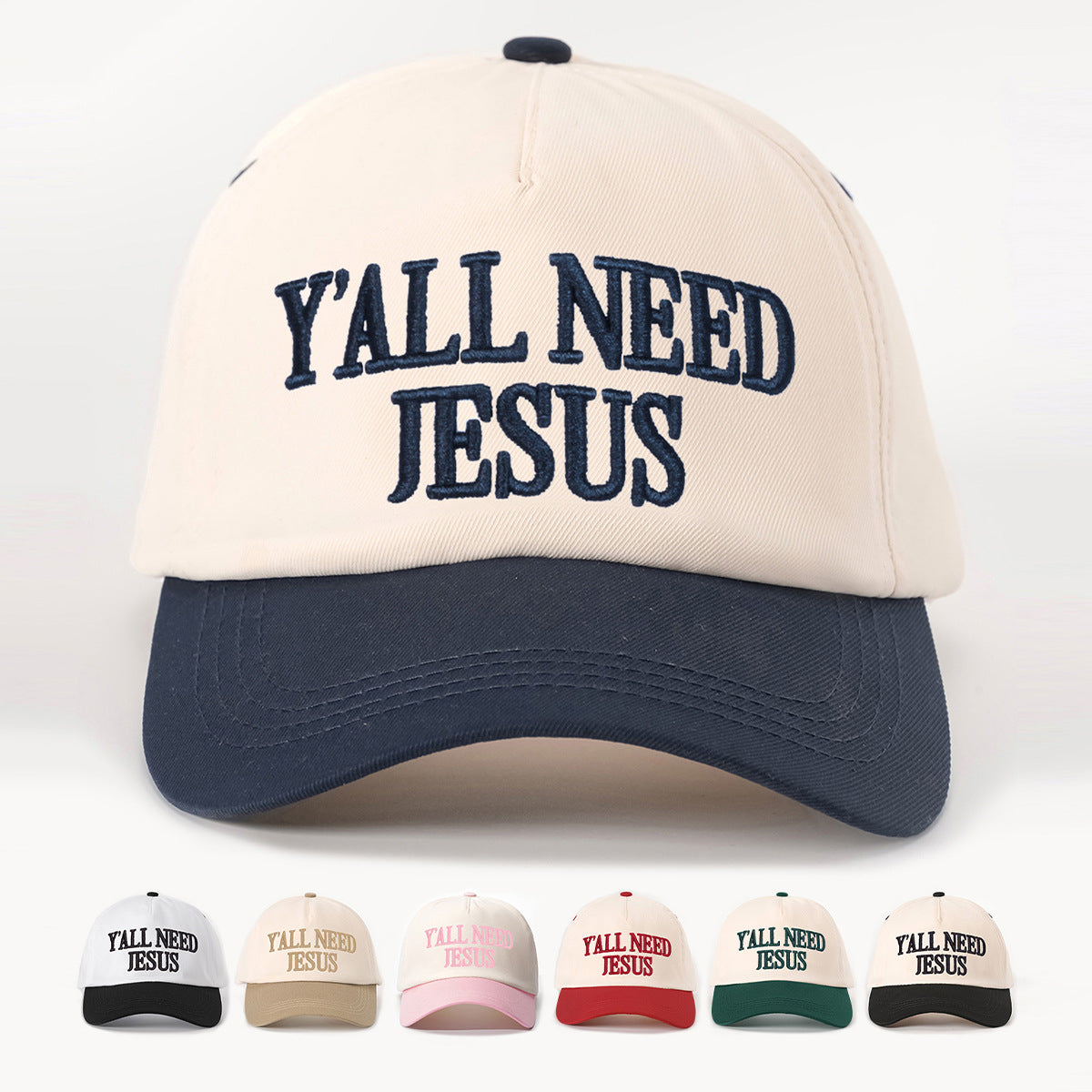YALL NEED JESUS Embroidered Cap