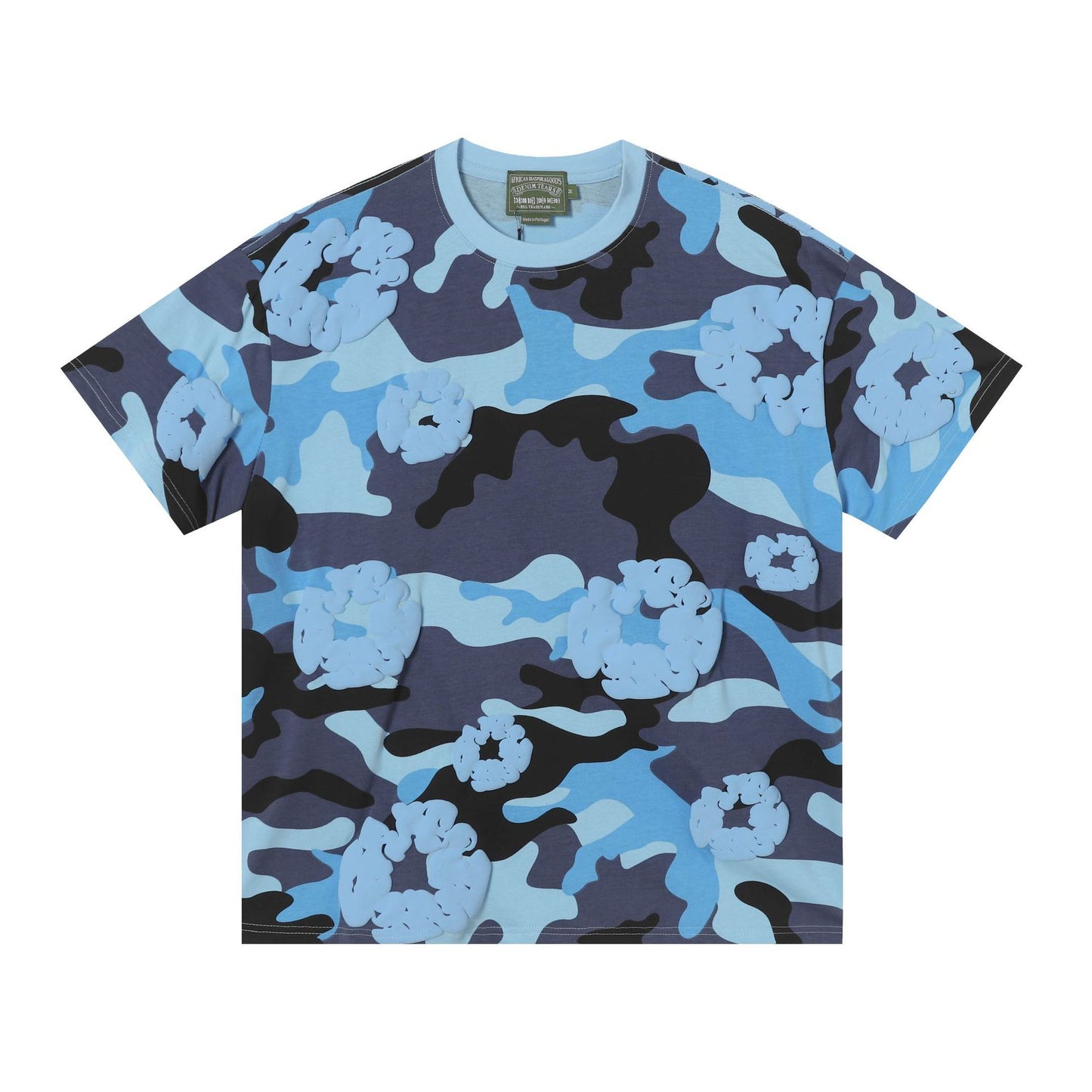 Printed Camouflage Short Sleeve