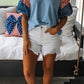 Stars Stripes Short Puff Sleeve Top
