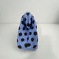 Polka Dot Knitted Kiss-Lock Clutch Bag