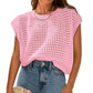 The Brielle Open Knit Sweater