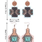 Western Wood Chip Earrings