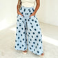Polka Dot Wide Leg Pants