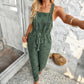 Printed Contrasting Strap Jumpsuit Pants