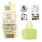 Foldable Hanging Toiletry Bag Wet & Dry Separation Cosmetic Organizer