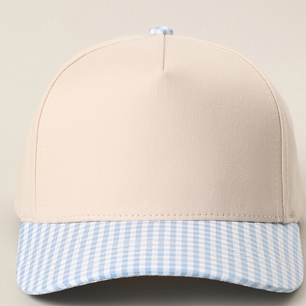Plaid Baseball Cap