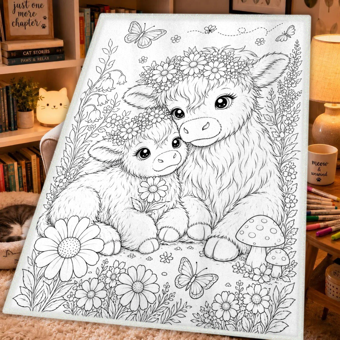 DIY Coloring Blanket