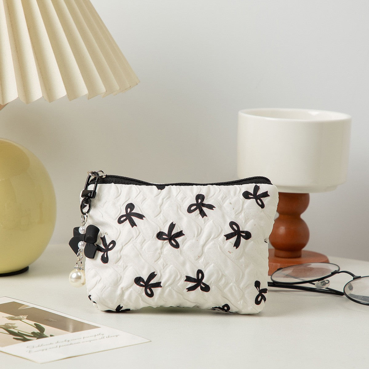 Y2K Quilted Puffy Makeup Bag