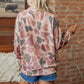 Multicolour Camouflage Western Style Pullover Sweatshirt