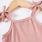 Newborn Sleeveless Lace-Edged Set