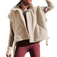 Women's Plush Vest Lambswool Jacket Vest Coat