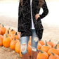 Halloween Print Cardigan