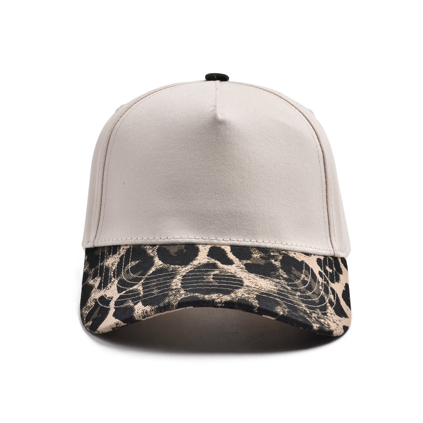 5-panel Color-blocked Trucker Cap