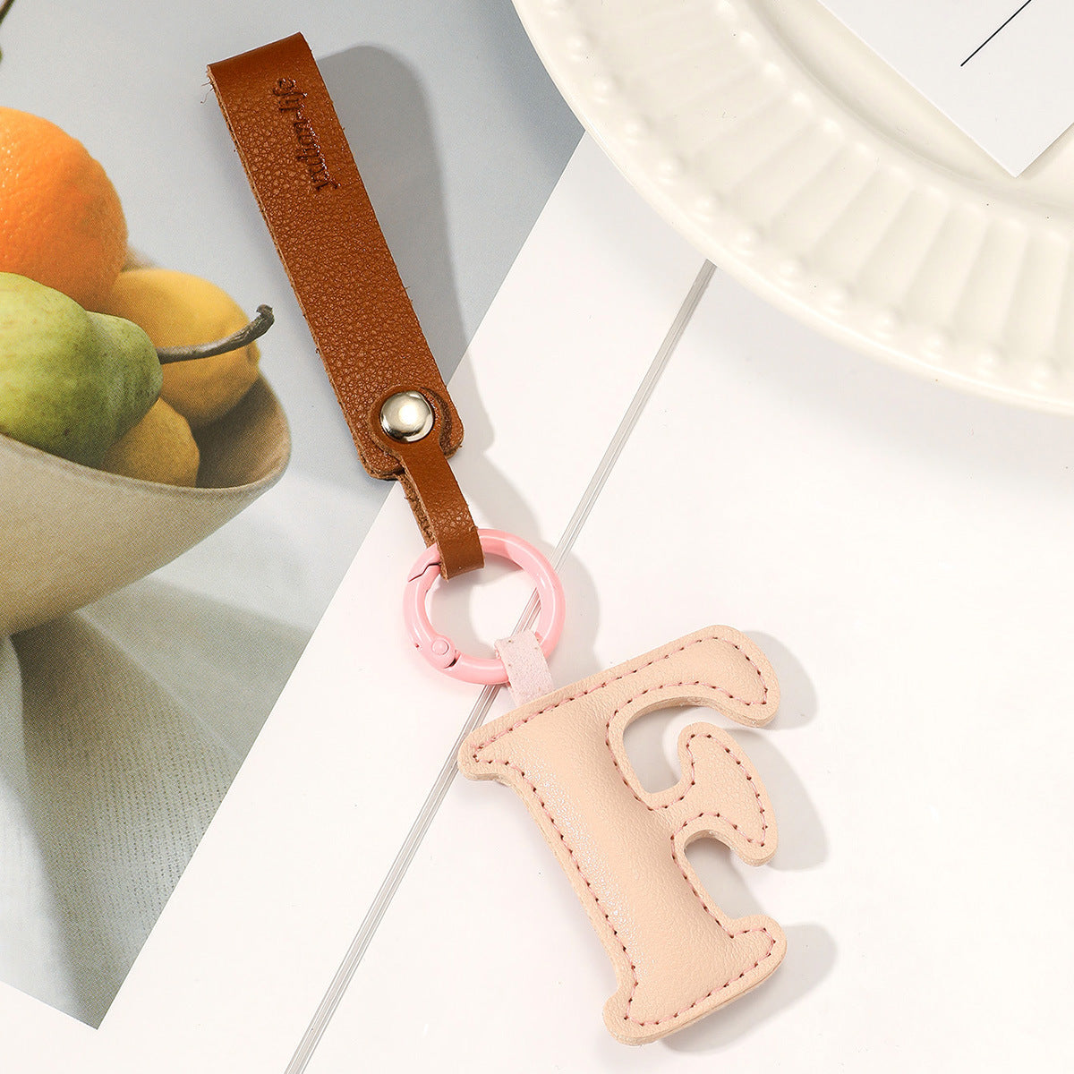Alphabet Keychain Bag Charm