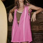 Loose Sports Vest Hooded Jumpsuit