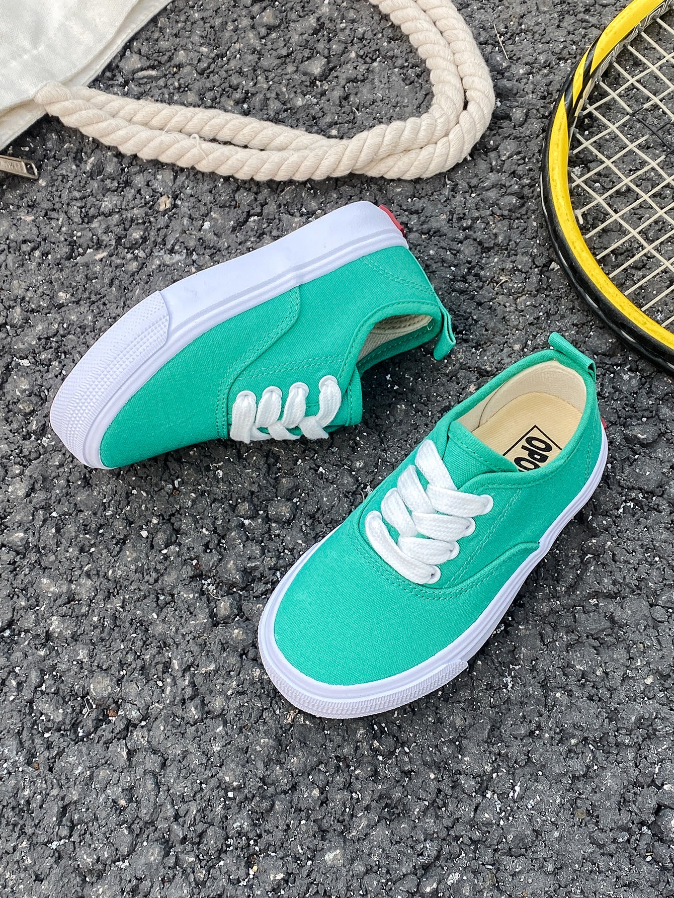 Kid's Canvas Lace-up Shoes